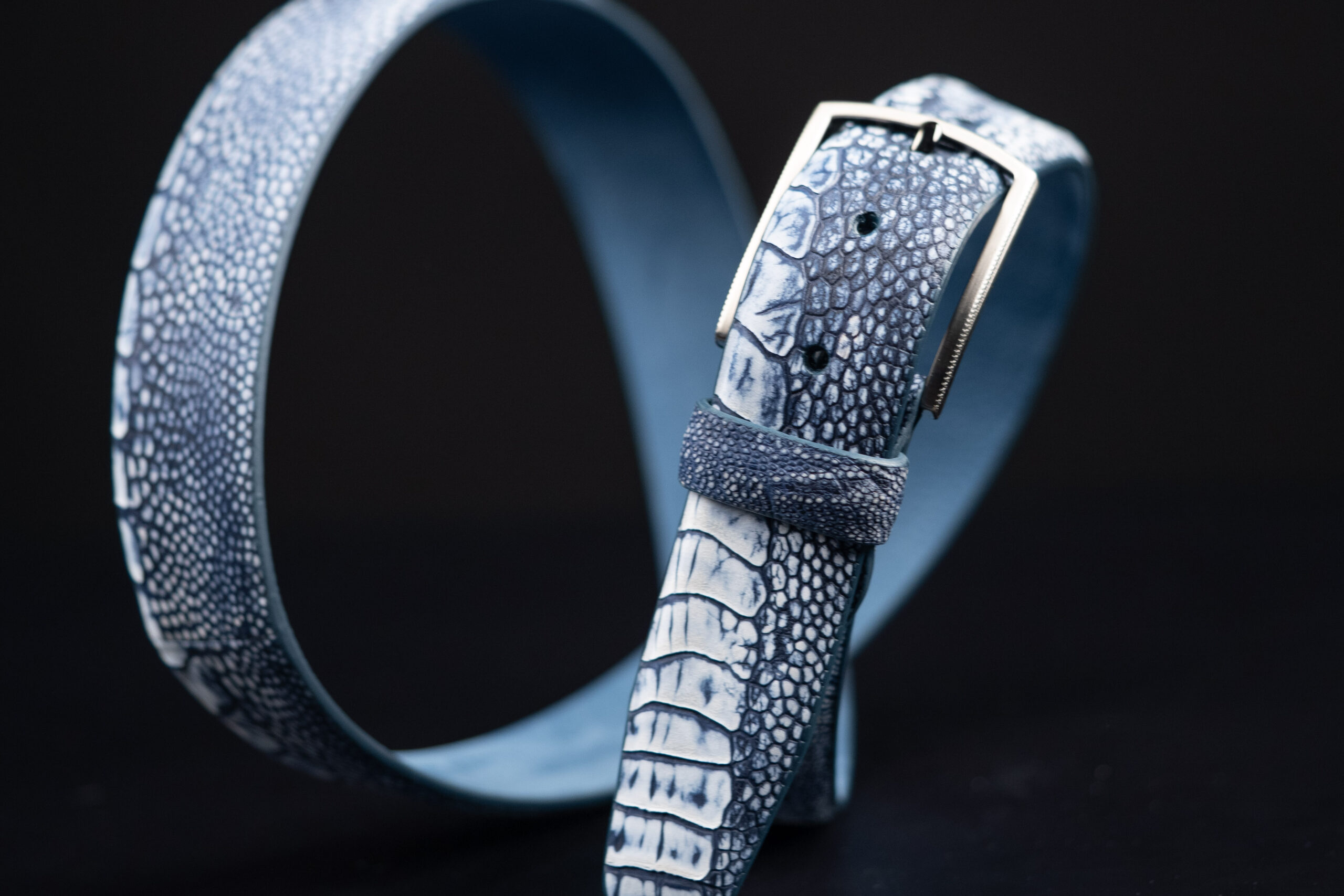 New – Ostrich Nubuck Belt