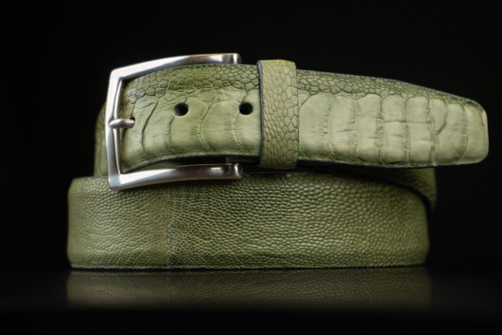 New – Caiman belt – handpainted