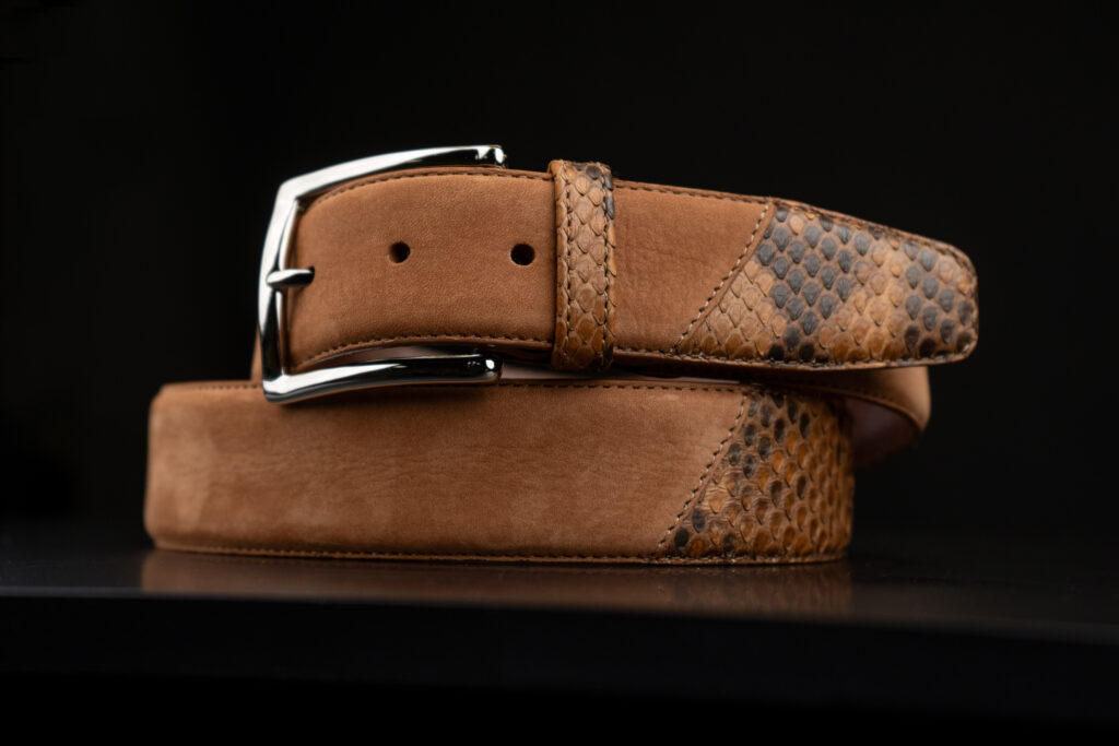 New – Nubuck belt with Python
